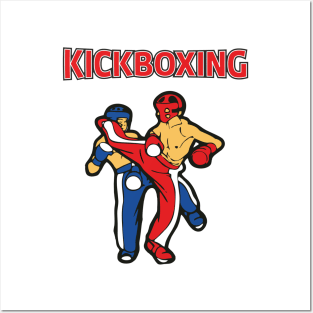 Kickboxing gift for kickboxer lover fan coach instructor Posters and Art